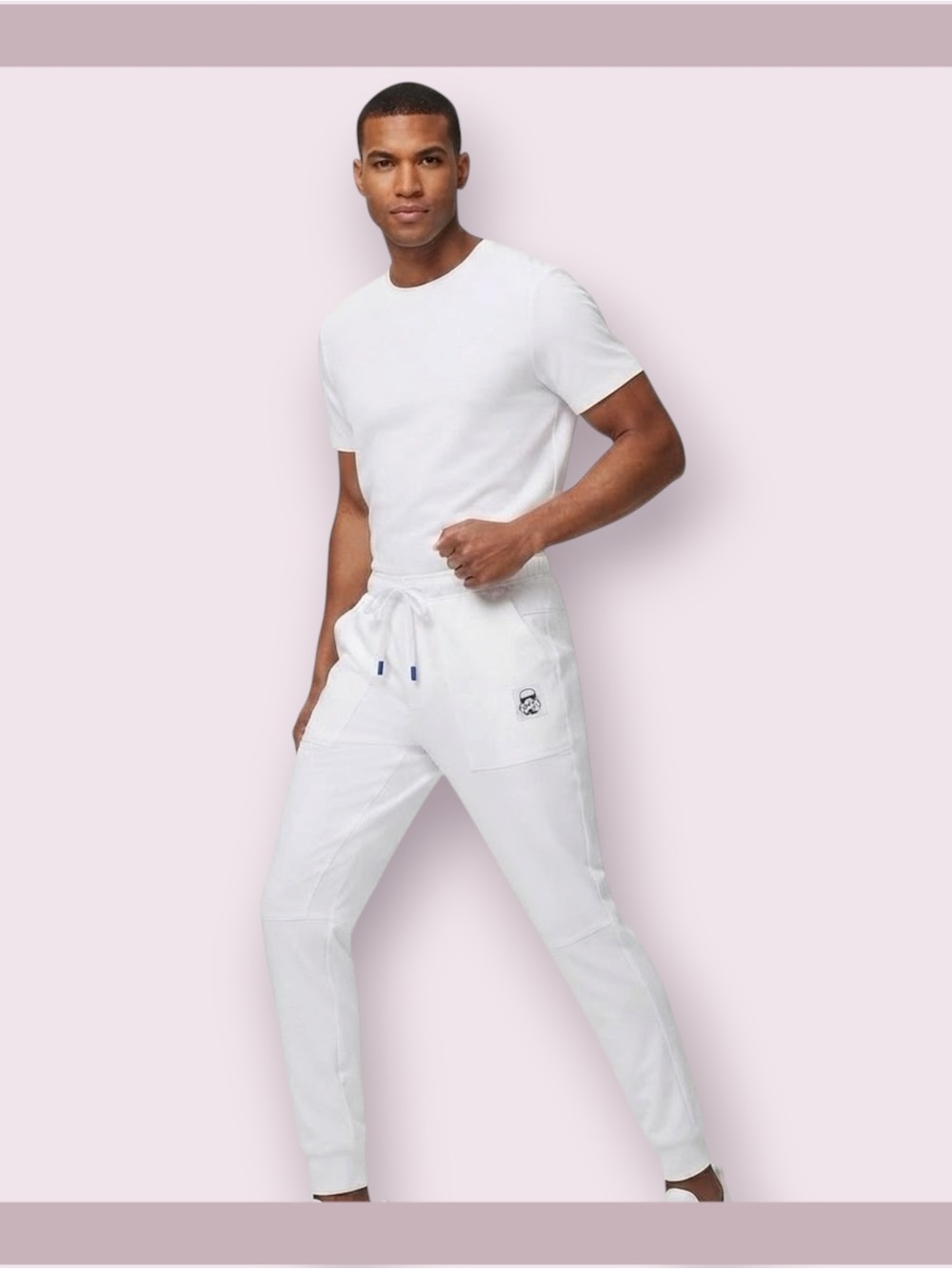 FIGS x Star Wars Limited Edition White Jogger Pants